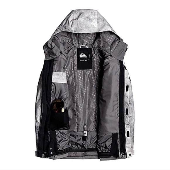 Quiksilver Mission Printed Block Snow Jacket - Picture 6 of 7